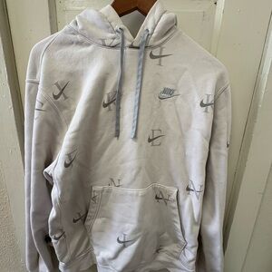 Nike Cream Pull-Over Hoodie with Subtle Logo